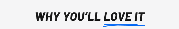 Why you'll love it