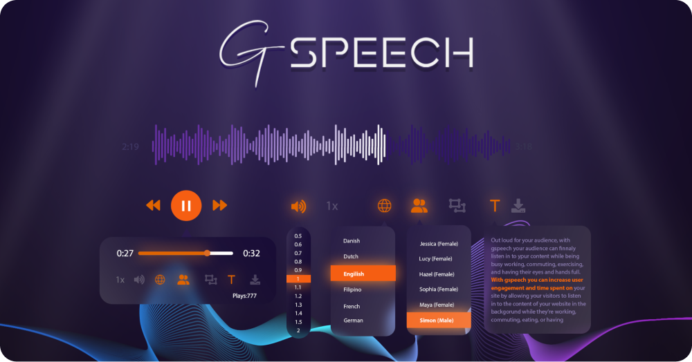 Shop GSpeech