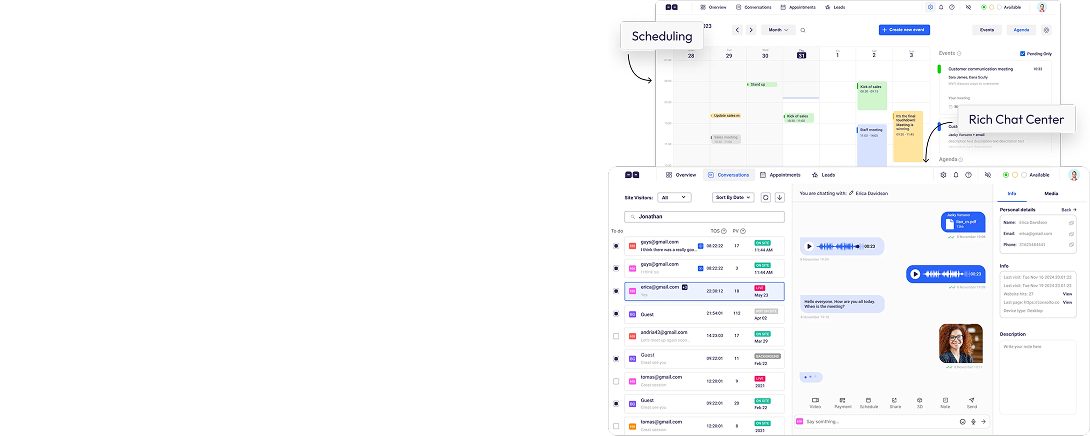 Scale your business with ease Add agents across teams or websites, monitor performance with real-time analytics, and manage everything from desktop, mobile, or web.