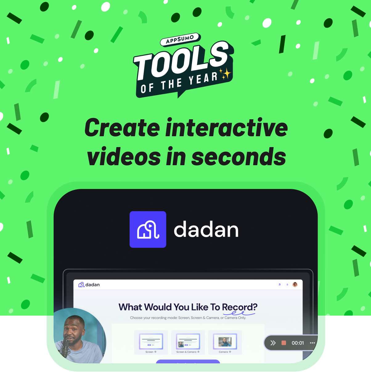 Dadan: Create interactive videos in seconds