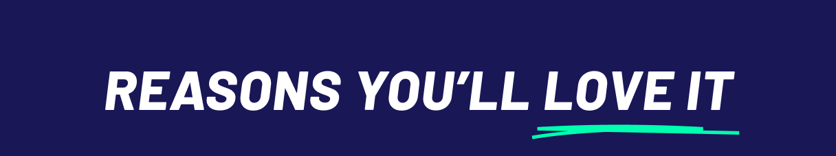 Features you'll love