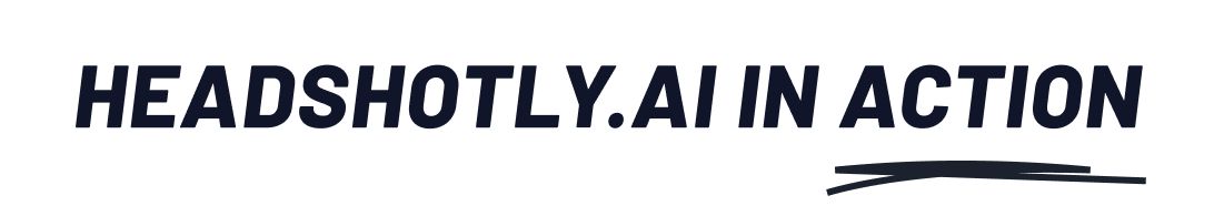 Headshotly.ai in action