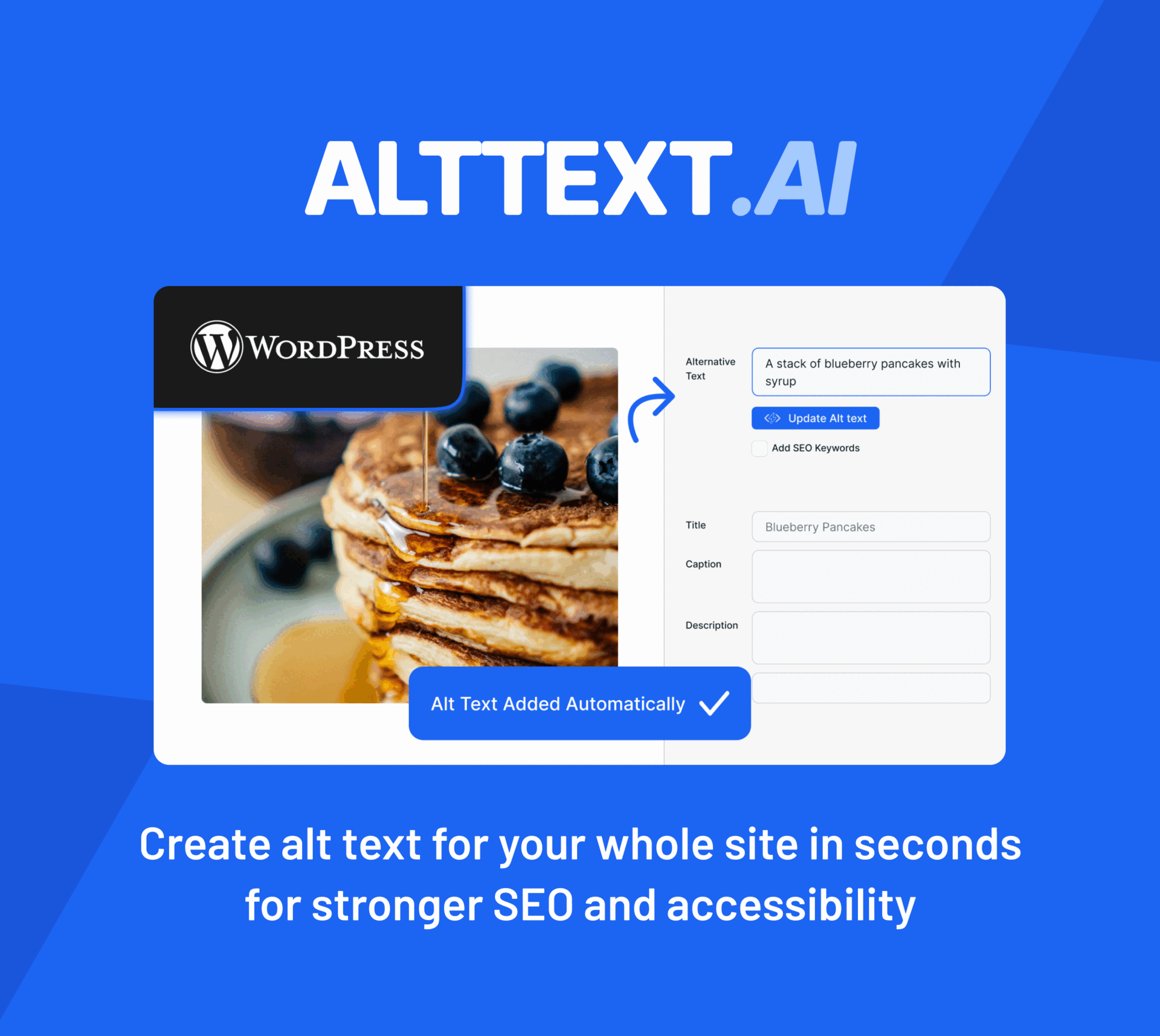 AltText.ai. Leaving soon: Gone in less than 6 days. Automatically create accurate alt text for every image on your site to boost SEO and accessibility.