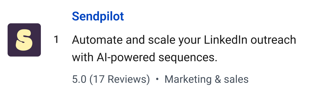 Sendpilot: Automate and scale your LinkedIn outreach with AI-powered sequences.