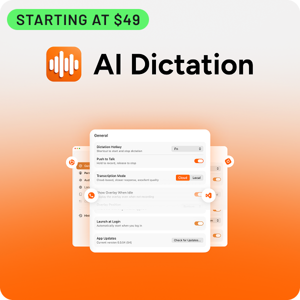 Shop AI Dictation