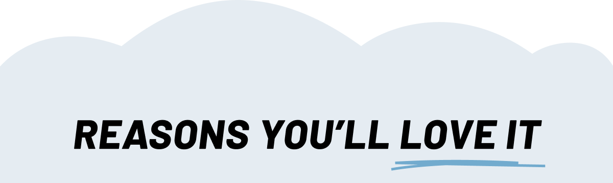 Reasons you'll love it