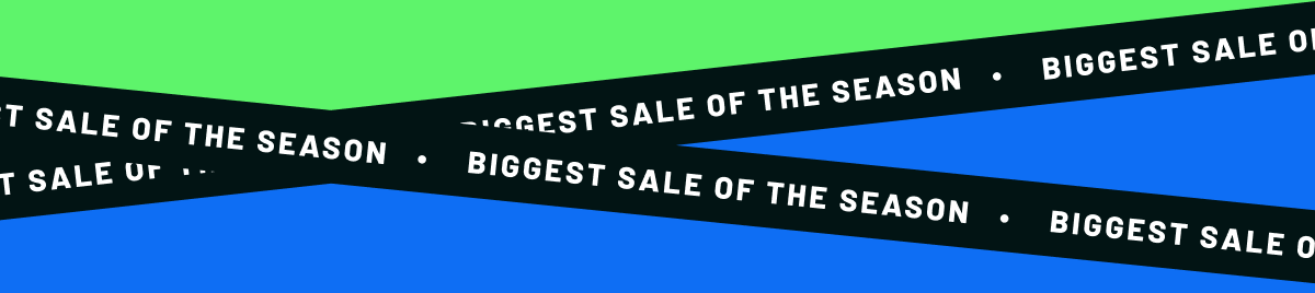 Biggest sale of the season