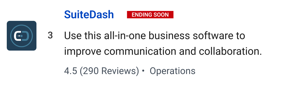SutieDash: Use this all-in-one business software to improve communication and collaboration.