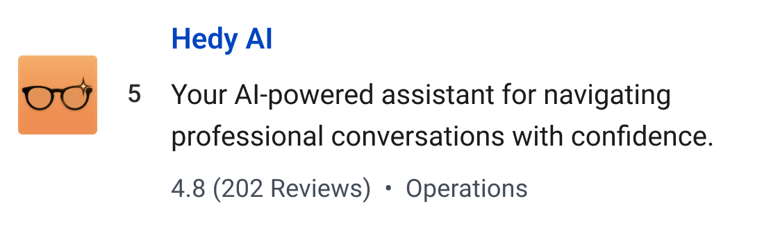 Hedy AI: Your AI-powered assistant for navigating professional conversations with confidence