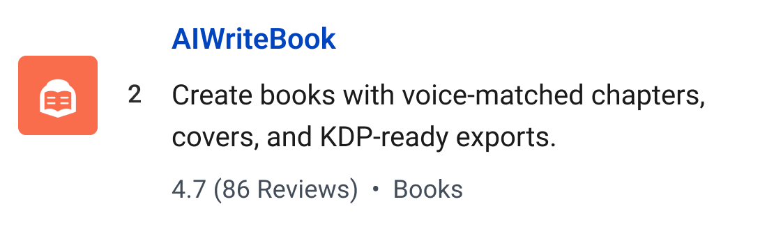 AIWriteBook: Create books with voice-matched chapters, covers, and KDP-ready exports.