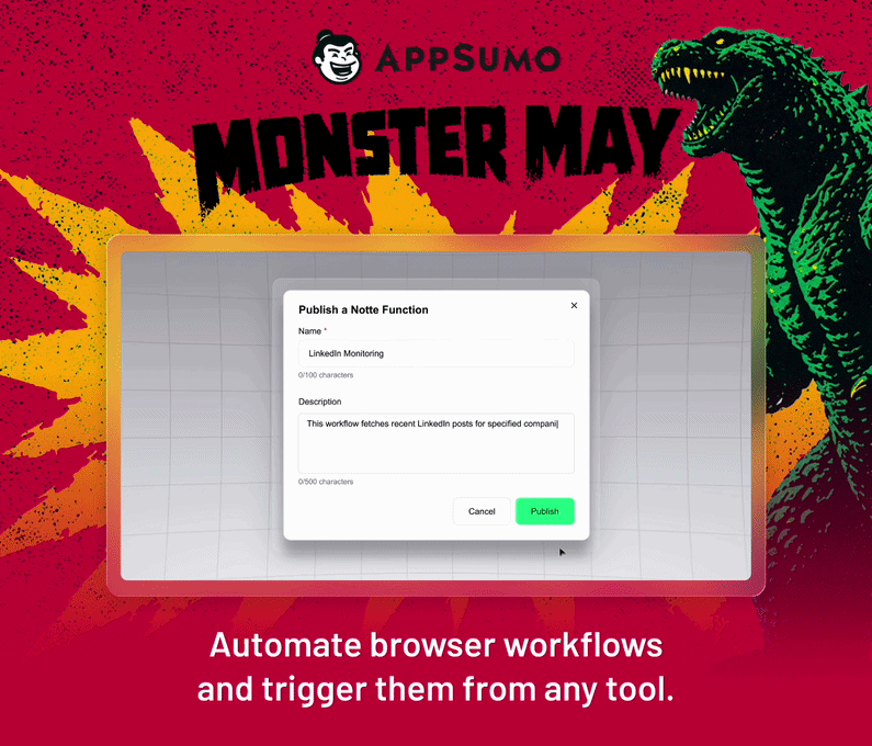 Notte: Automate browser workflows and trigger them from any tool.