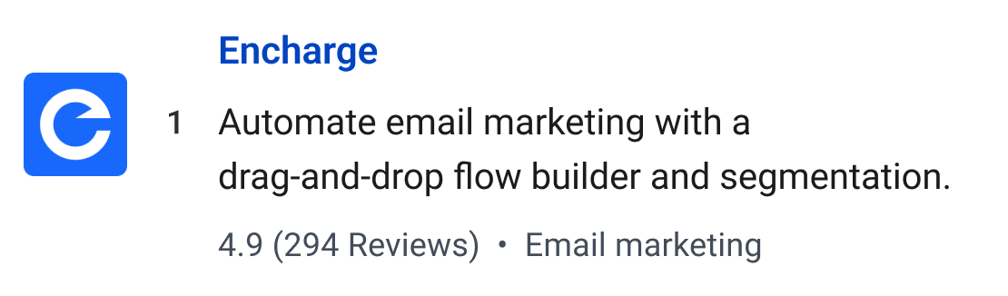 Encharge: Automate email marketing with a drag-and-drop flow builder and segmentation