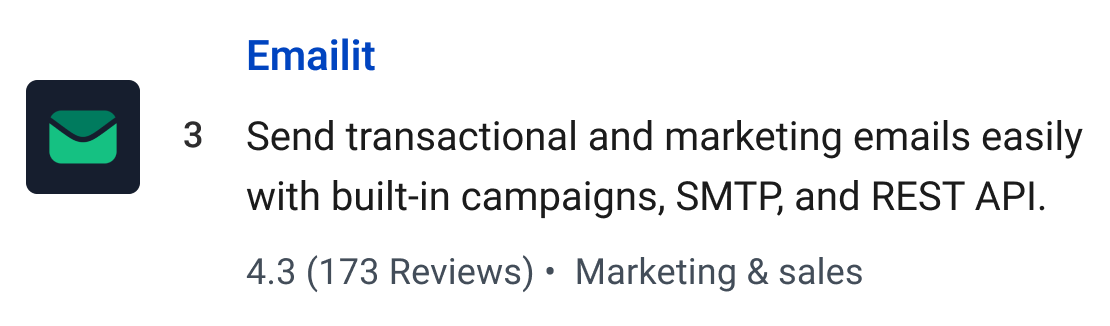 Emailit: Send transactional and marketing emails easily with built-in campaigns, SMTP, and REST API.