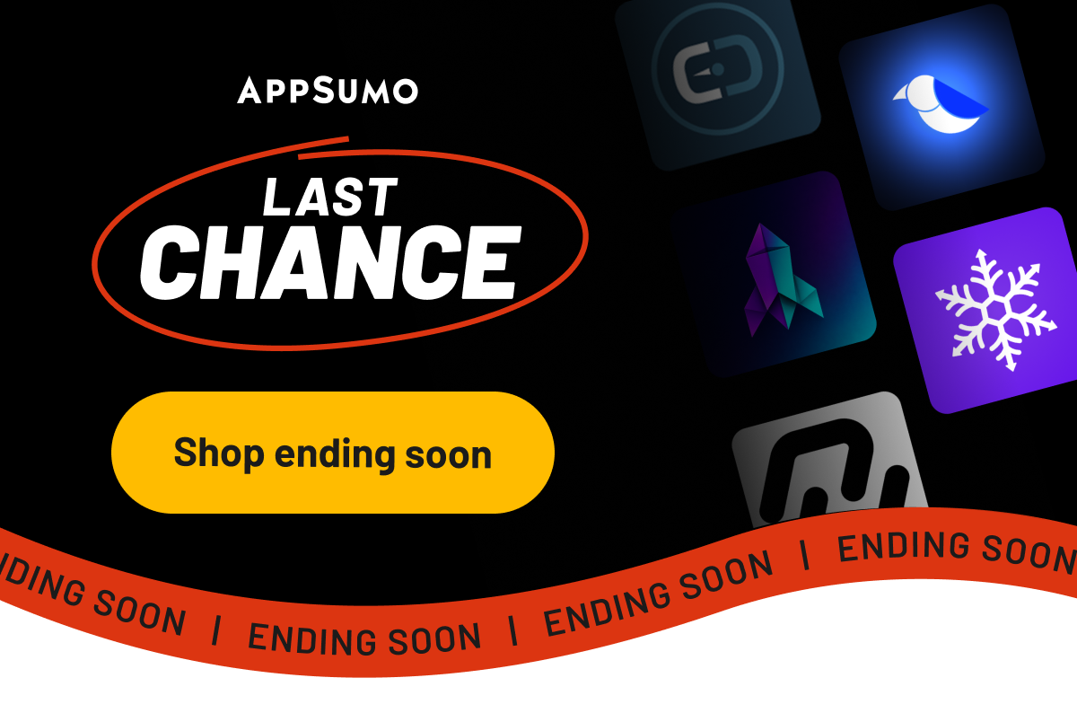 Last chance. Shop now. ending soon. 
