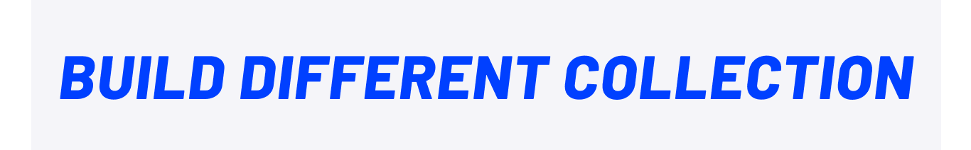 Build Different faves