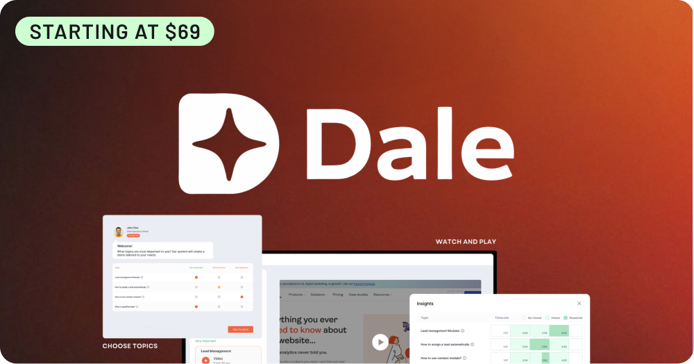 Shop Dale (Starting at $69)