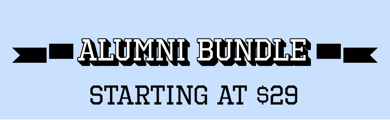 Alumni Bundle. Starting at $29.