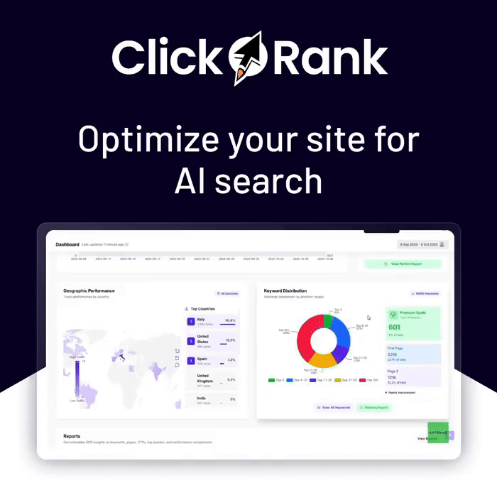 ClickRank: Optimize your site for AI search