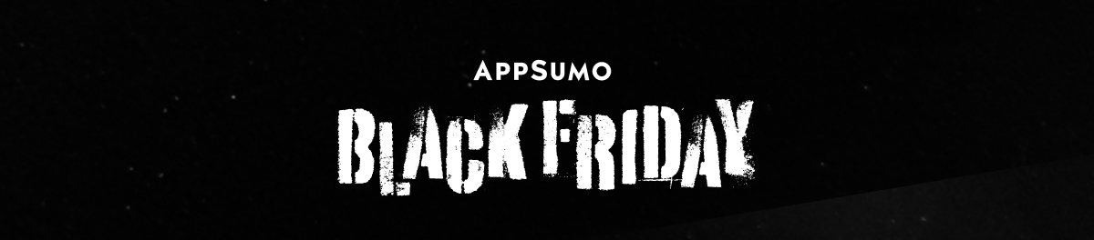 AppSumo Black Friday.