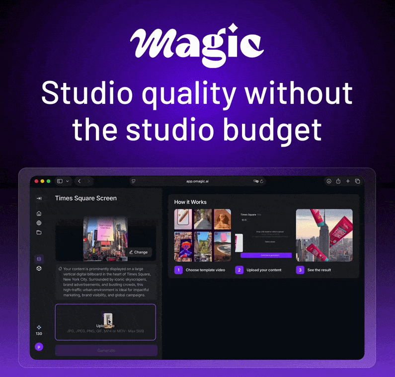 Magic: Studio Quality without the studio budget