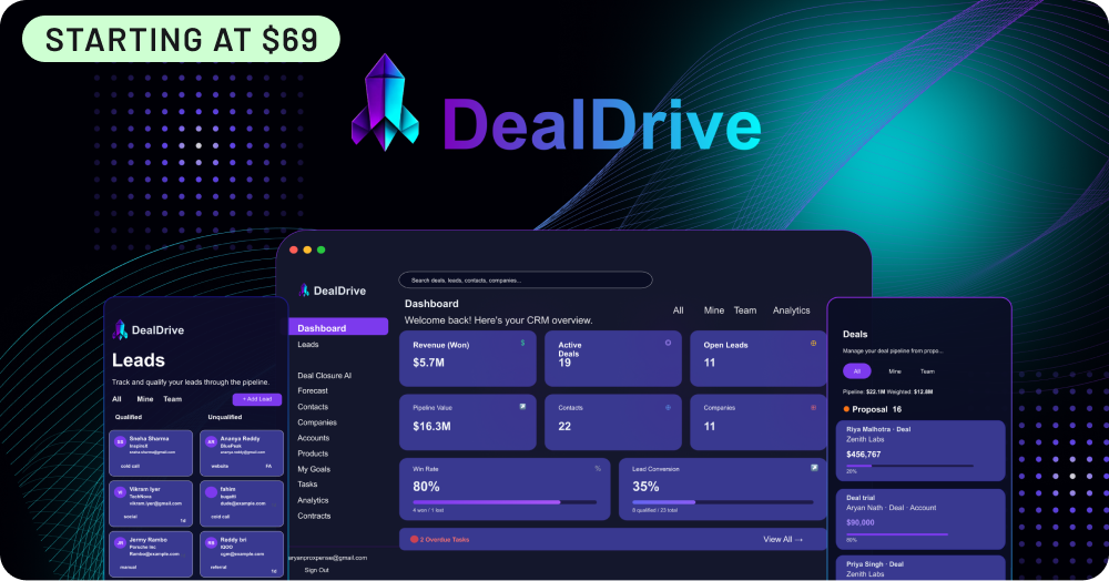 Shop DealDrive (Starting at $69)