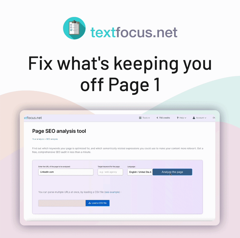 TextFocus: Fix what's keeping you off Page 1