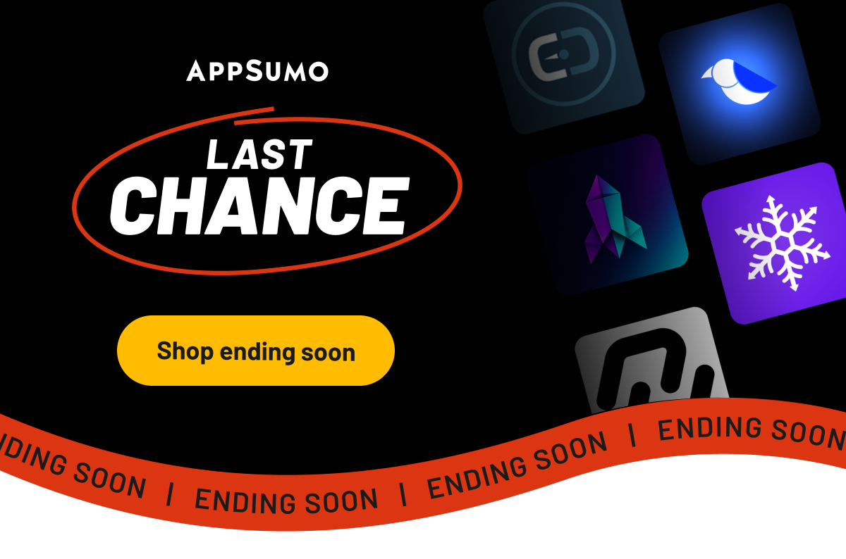 Last chance. Shop now. ending soon. 