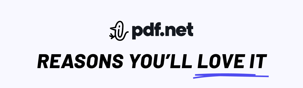 pdf.net: Reasons you'll love it