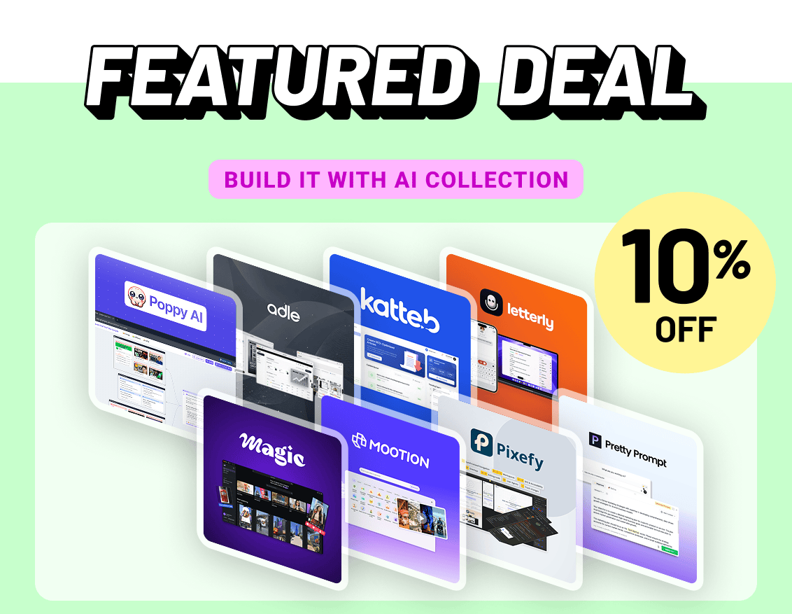 Featured Deal: Build it with AI collection (10% off)