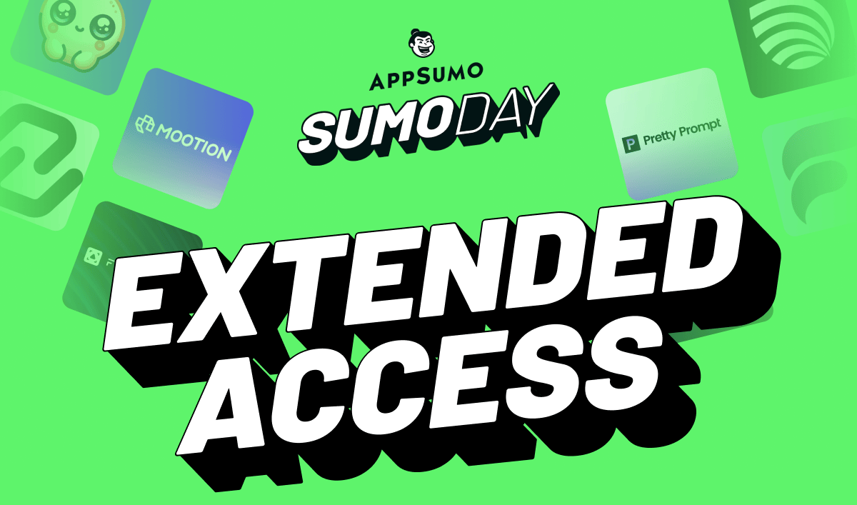 AppSumo Sumo Day Extended Access For Plus members
