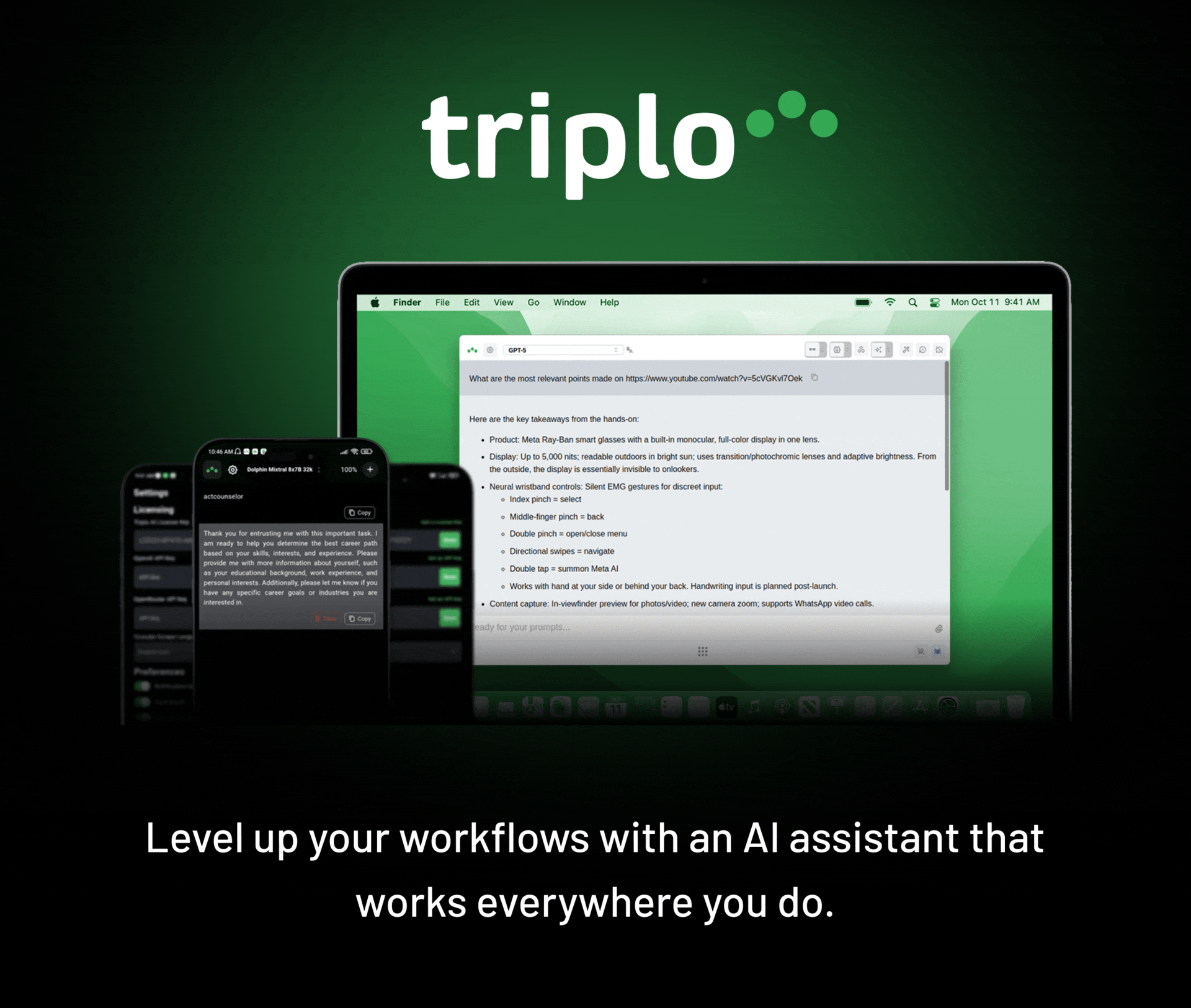 Leaving soon: Triplo AI. Gone in less than 4 days. Level up your workflows with an AI assistant that works everywhere you do. 