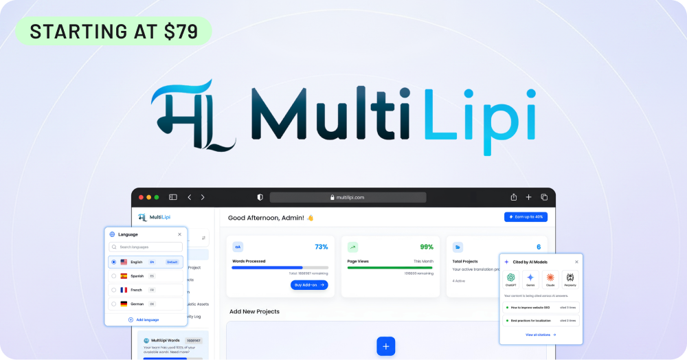 Shop MultiLipi (starting at $79)