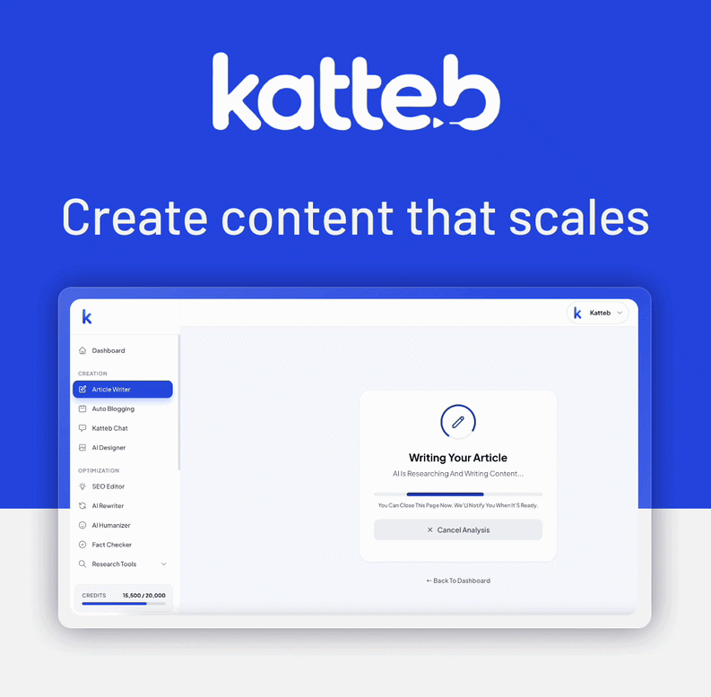 Katteb: Create content that scales