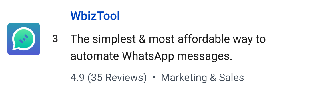 WbizTool: The simplest & most affordable way to automate WhatsApp messages.