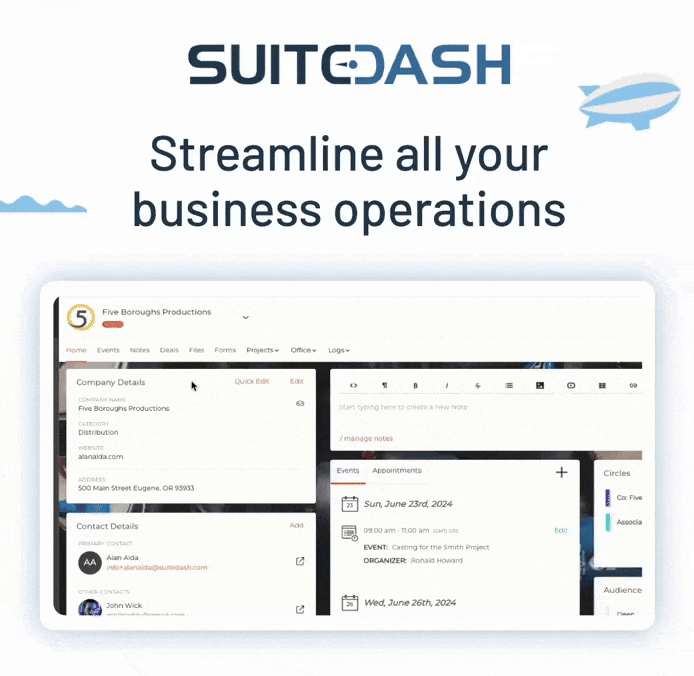SuiteDash: Streamline all your business operations