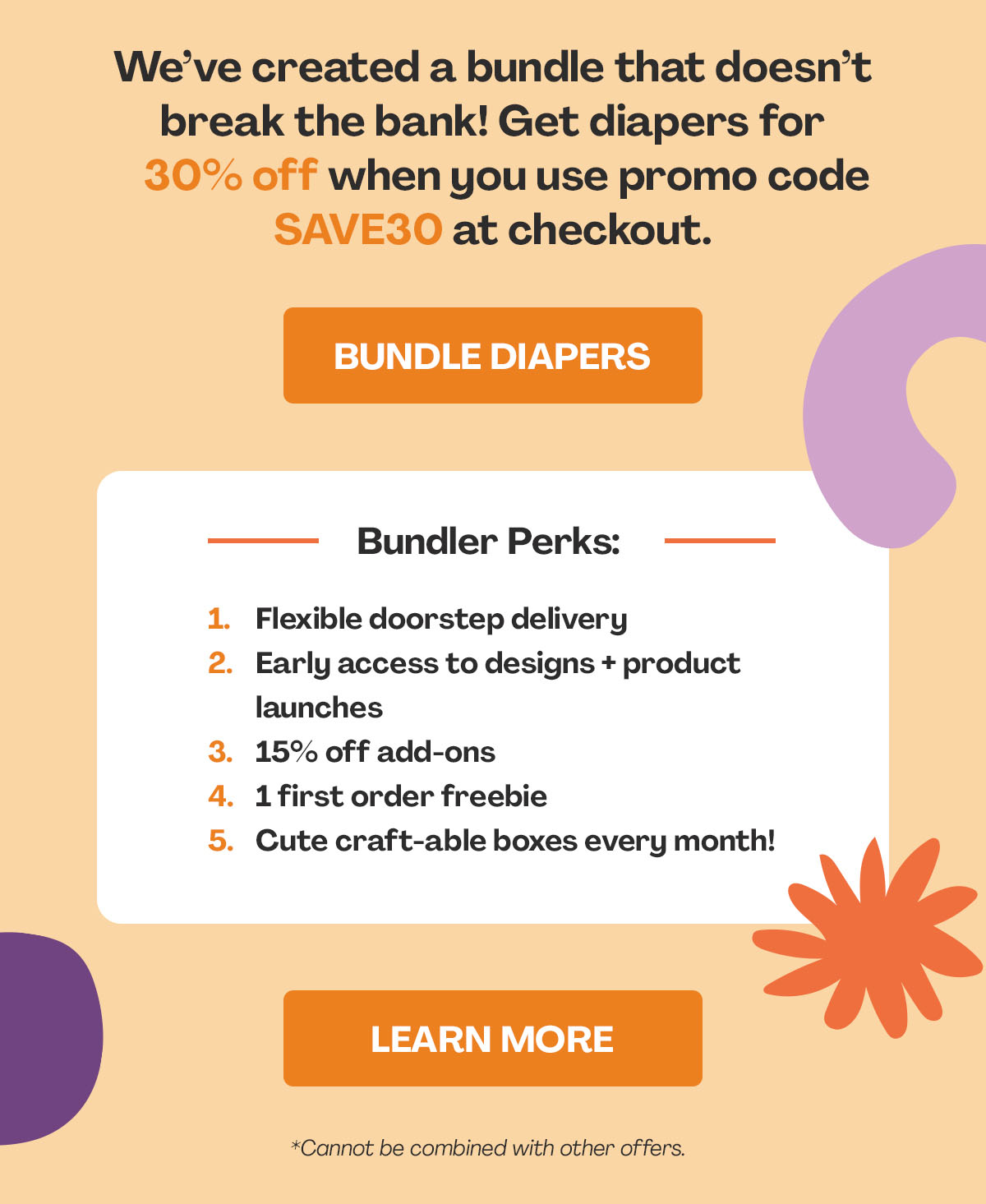 Choose diaperonly delivery & subscribe for less! Hello Bello