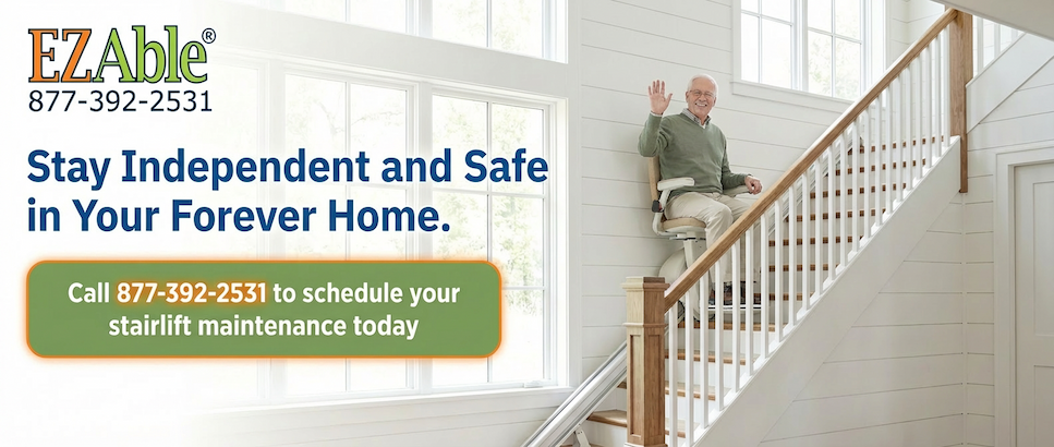Call 877-392-2531 to schedule your stairlift maintenance today