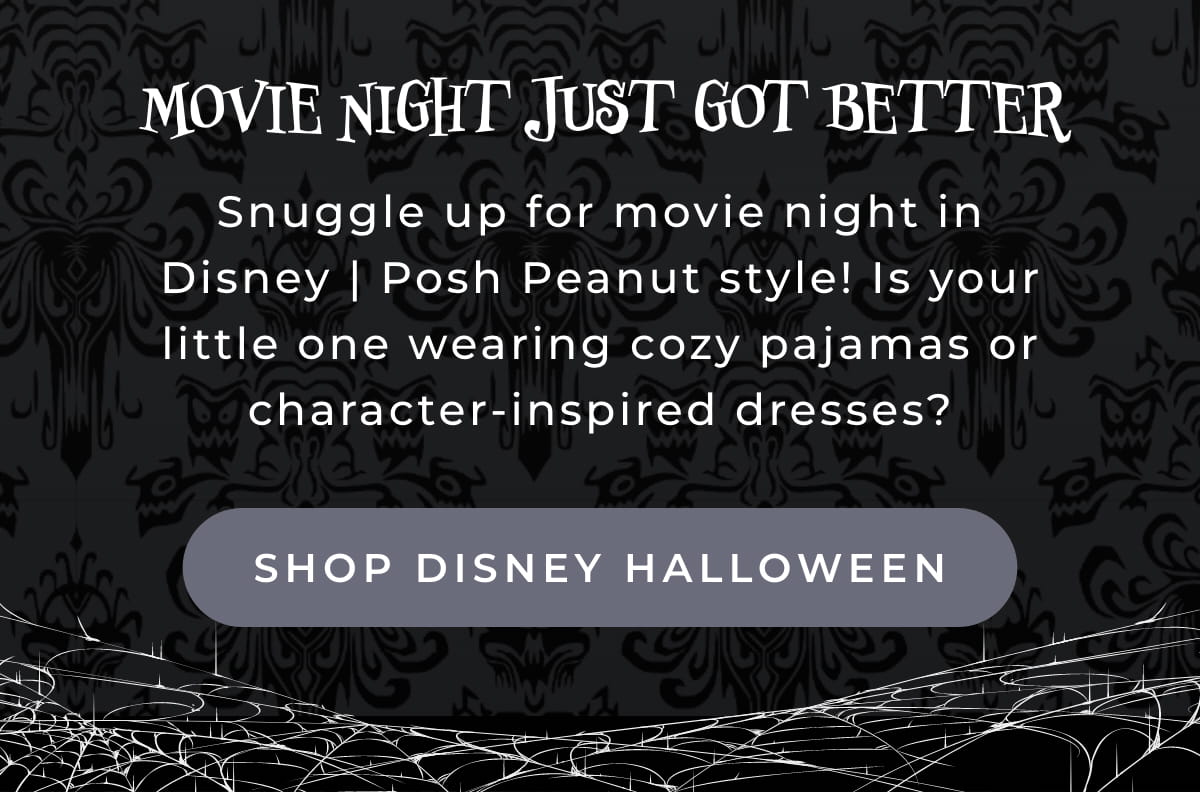 Movie Night Just Got Better: Snuggle up for movie night in Disney | Posh Peanut style! Is your little one wearing cozy pajamas or character-inspired dresses?