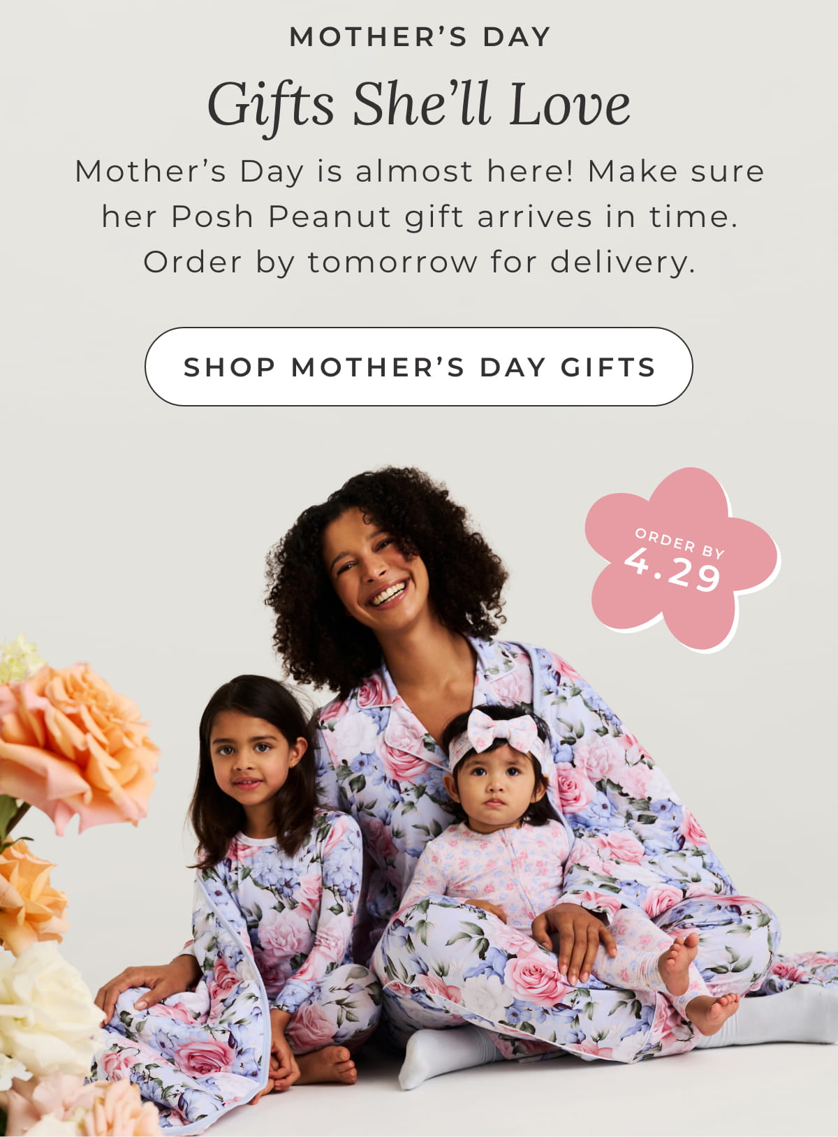 Mother's Day Gifts She'll Love: Mother's Day is almost here! Make sure her Posh Peanut gift arrives in time. Order by tomorrow for delivery. [SHOP MOTHER'S DAY GIFTS]