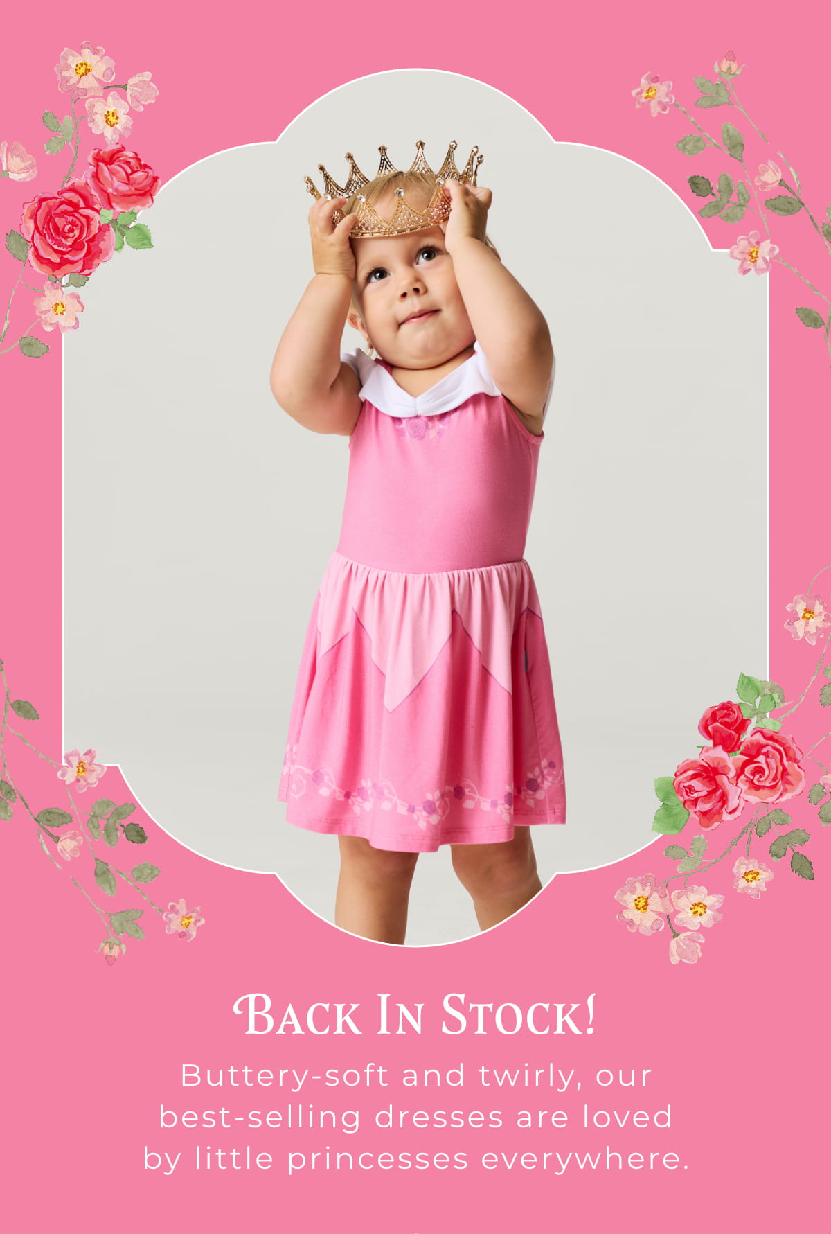 Back In Stock! Buttery-soft and twirly, our best-selling dresses are loved by little princesses everywhere.