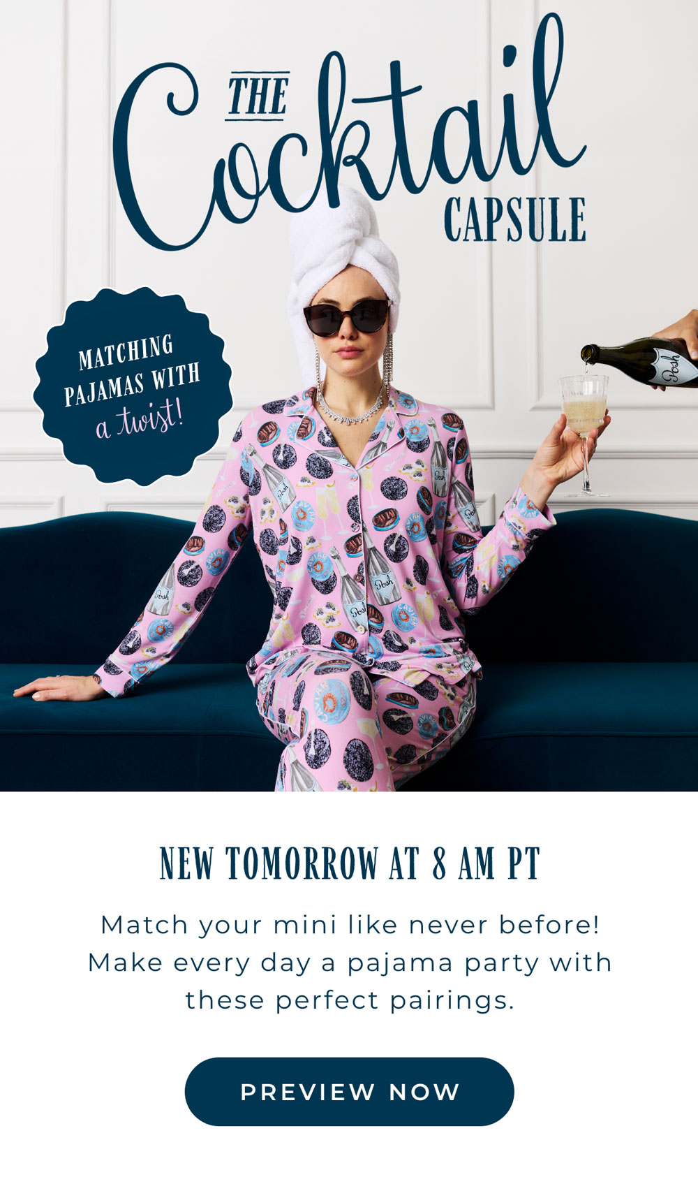 New Tomorrow at 8am PT: Match your mini like never before! Make very day a pajama party with these perfect pairings. [PREVIEW NOW]