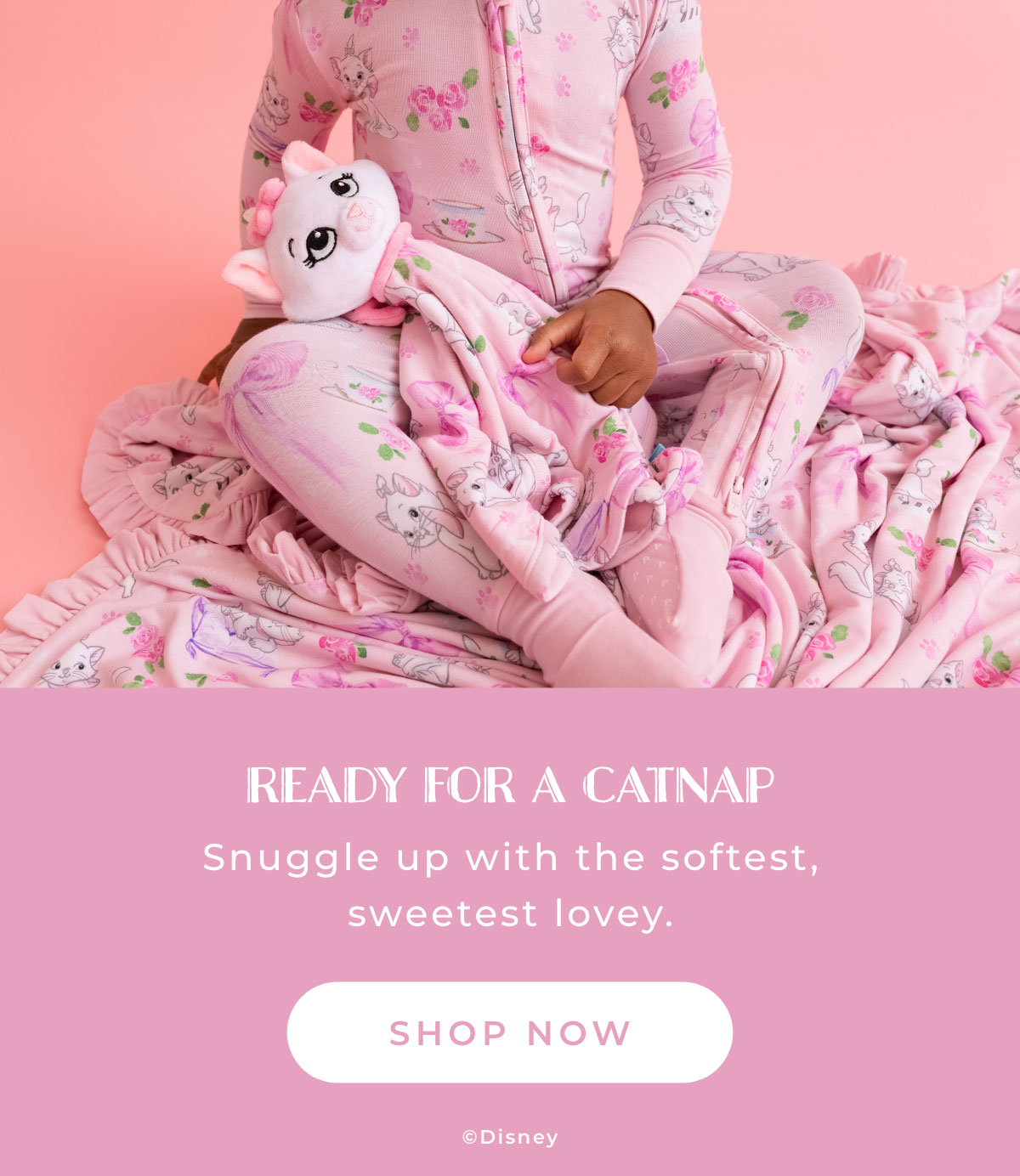 Ready For A Catnap: Snuggle up with the softest, sweetest lovey. [SHOP NOW]