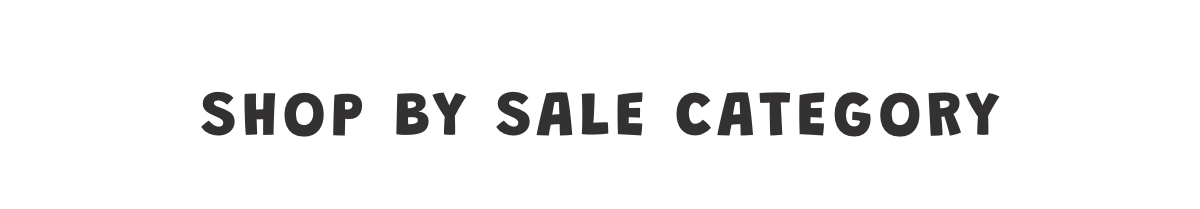 Shop by Sale Category