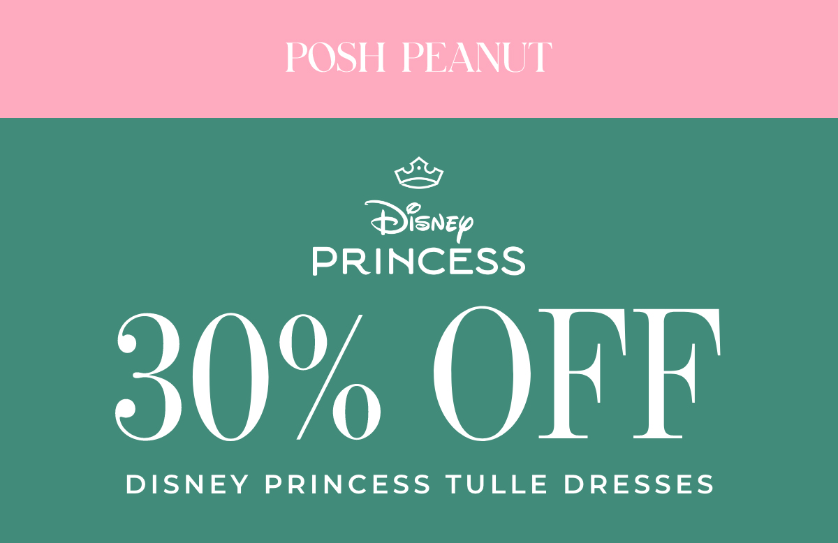 Posh Peanut: Disney Princess 30% Off Tulle Dresses