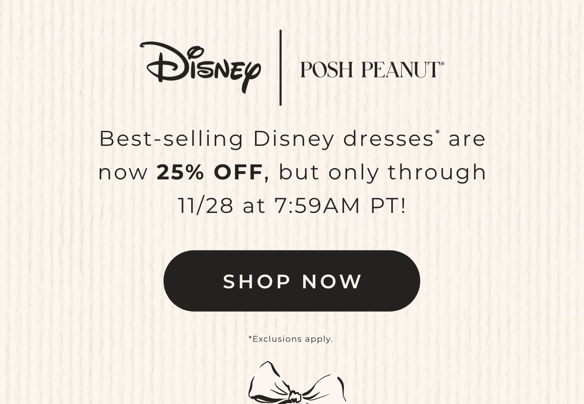 Disney | Posh Peanut: Best-selling Disney dresses* are now 25% off, but only through 11/28 at 7:59AM PT!