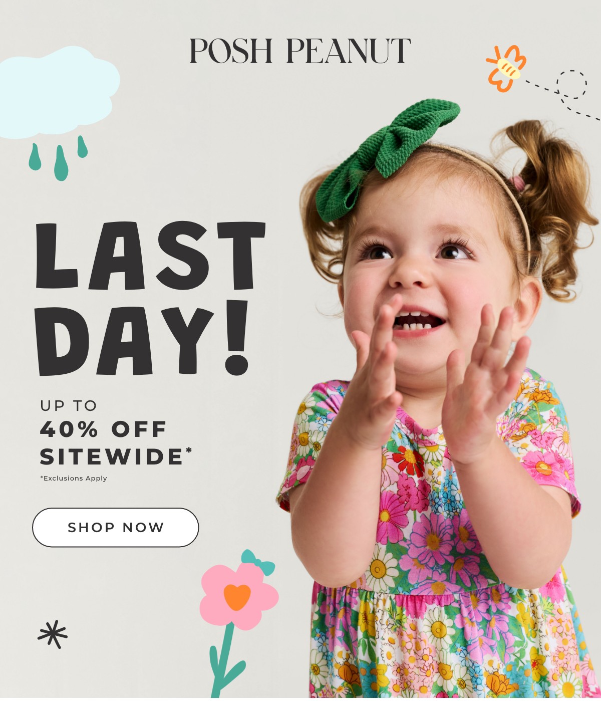 Posh Peanut: Last Day! Up to 40% Off Sitewide