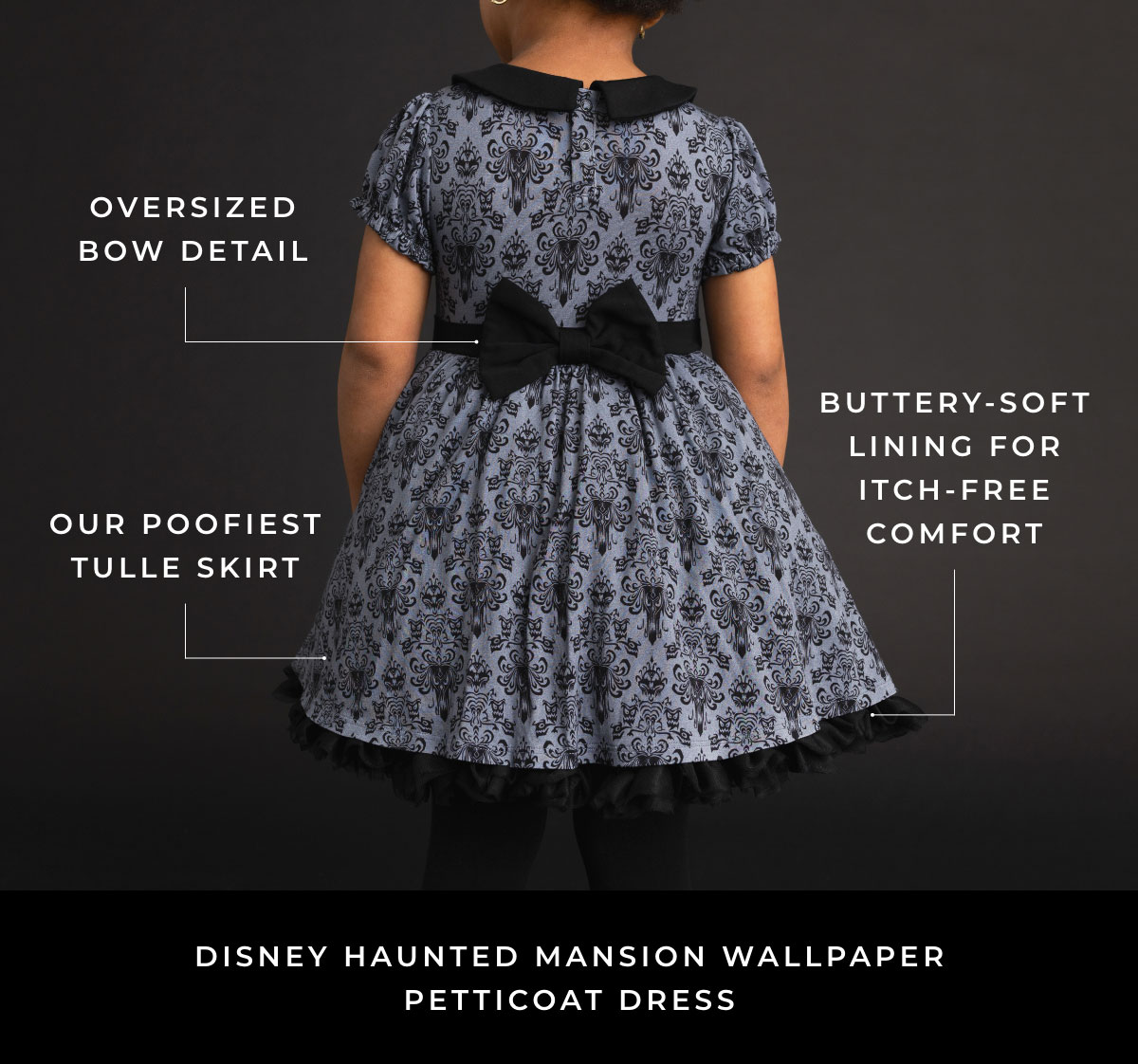 DISNEY HAUNTED MANSION WALLPAPER PETTICOAT DRESS