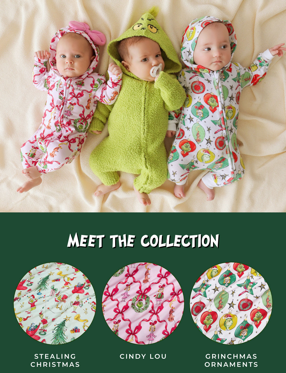 Meet the Collection: Stealing Christmas, Cindy Lou, Ginchmas Ornaments