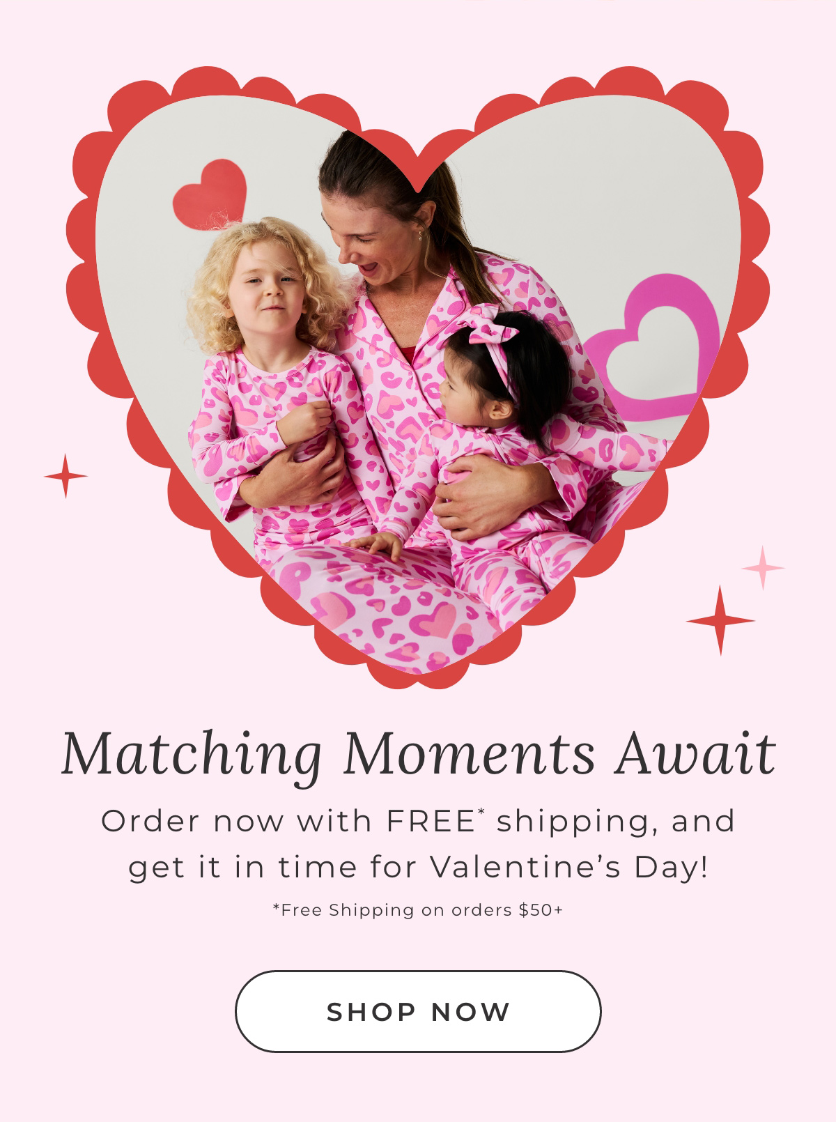 Matching Moments Await. Order now with FREE shipping, and get it in time for Valentine's Day