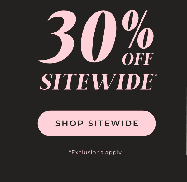30% Off Sitewide